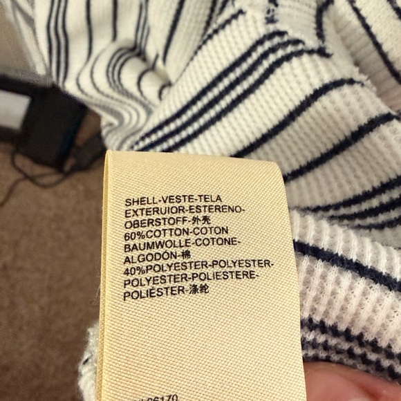 Anthropologie Maeve Tunic Henley Black and White - Picture 3 of 5